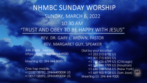 Worship Service @ New Hope Missionary Baptist Church