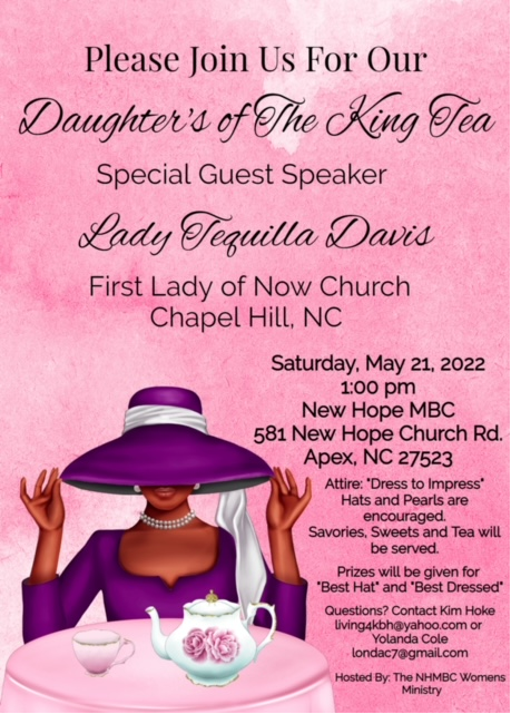 THE DAUGHTERS OF THE KING TEA