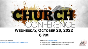 NHMBC CHURCH CONFERENCE